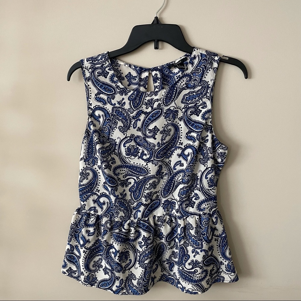 Peplum sleeveless top⭐️